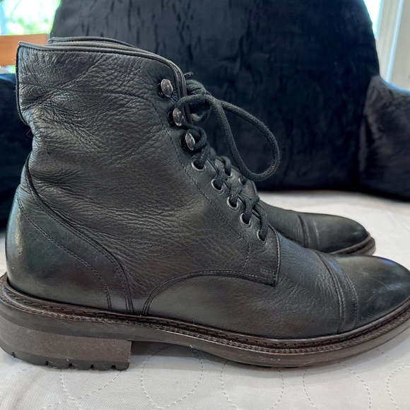 Black lace up boots size 9 - Picture 5 of 16